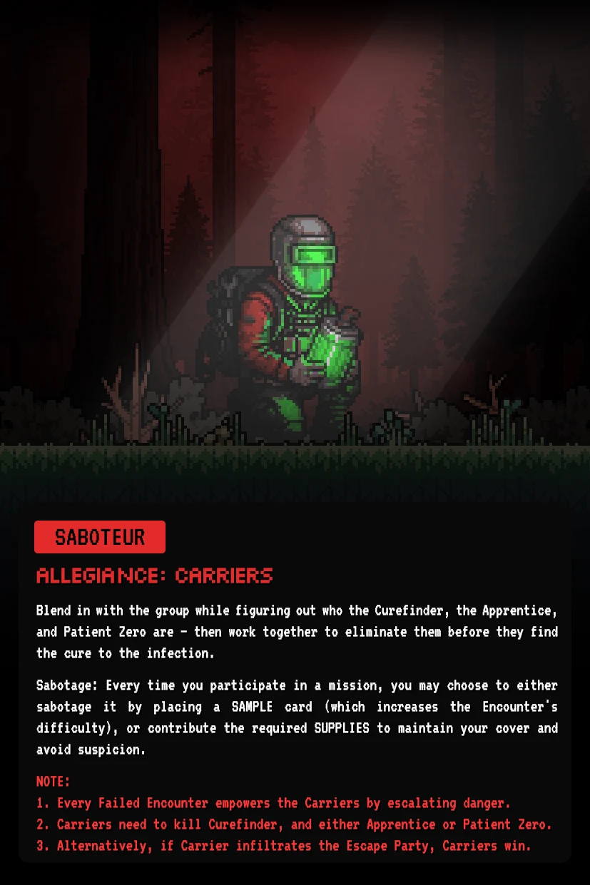 SABOTEUR — full readout